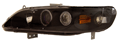 Honda Accord 1998 1999 2000 2001 2002 Aftermarket Angel Eye Projector Headlights With Lighted Halo